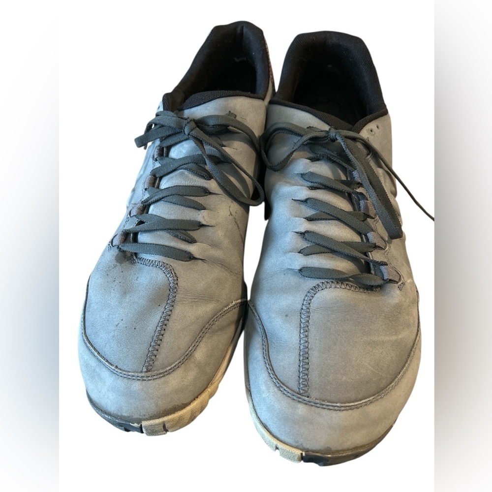 Merrell Parkway Emboss Lace Up Barefoot Vibram Sneakers in Castlerock Gray - 15 - Picture 2 of 10